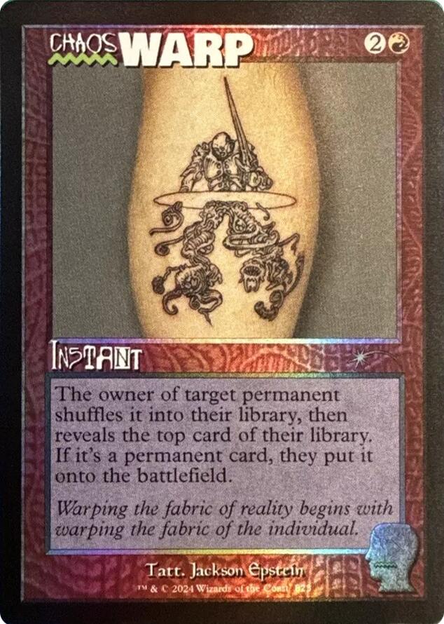 Chaos Warp (Rainbow Foil) [Secret Lair Drop Series] | Good Games Adelaide SA