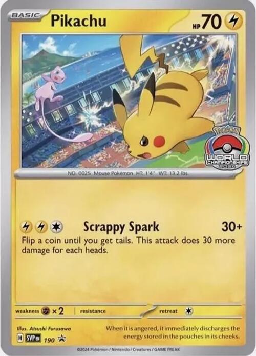 Pikachu (190) [Scarlet & Violet: Black Star Promos] | Good Games Adelaide SA