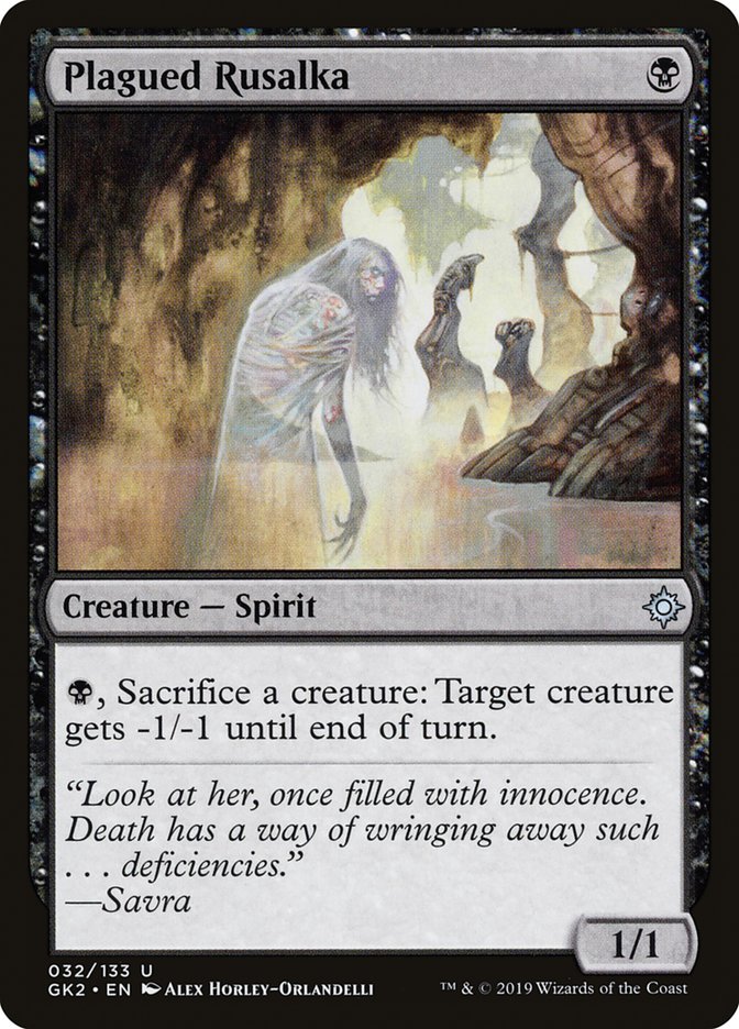 Plagued Rusalka [Ravnica Allegiance Guild Kit] | Good Games Adelaide SA