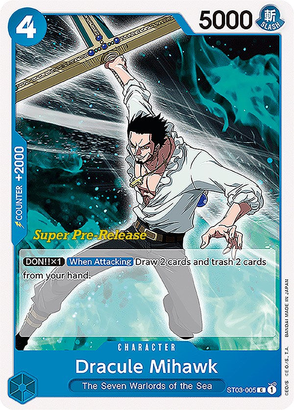 Dracule Mihawk [Super Pre-Release Starter Deck: The Seven Warlords of the Sea] | Good Games Adelaide SA