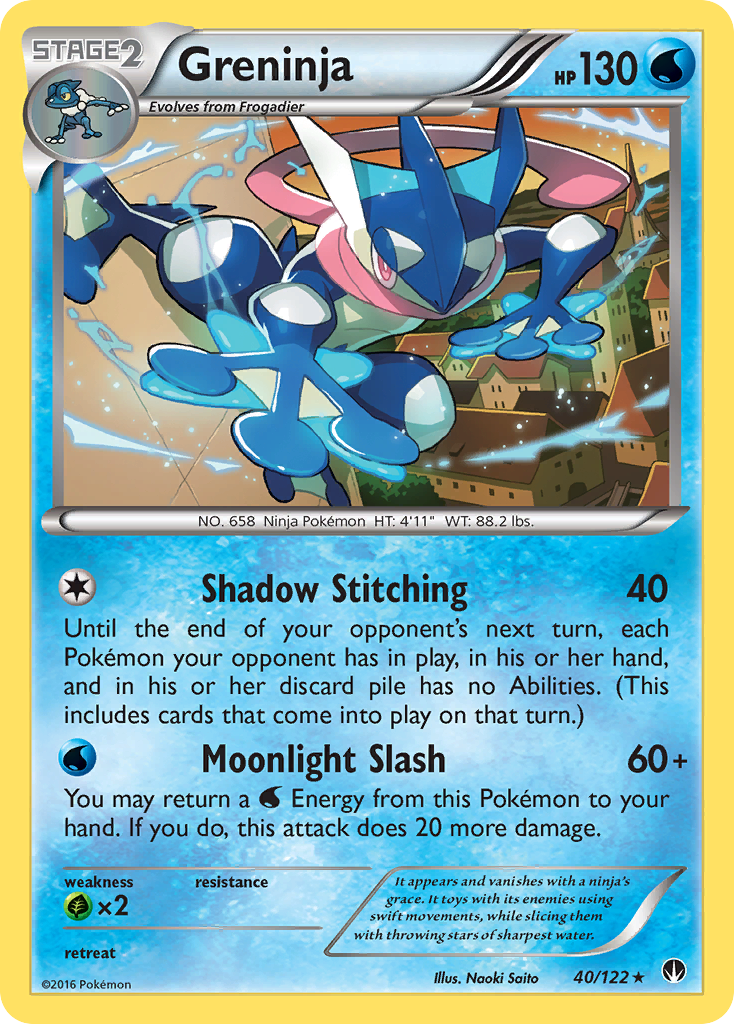 Greninja (40/122) [XY: BREAKpoint] | Good Games Adelaide SA