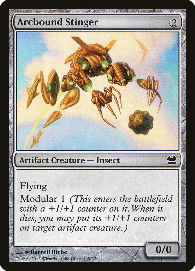 Arcbound Stinger 199 (Modern Masters)  - Foil | Good Games Adelaide SA