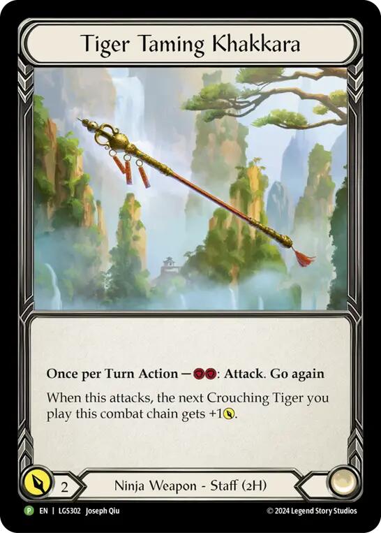 Tiger Taming Khakkara [LGS302] (Promo)  Cold Foil | Good Games Adelaide SA