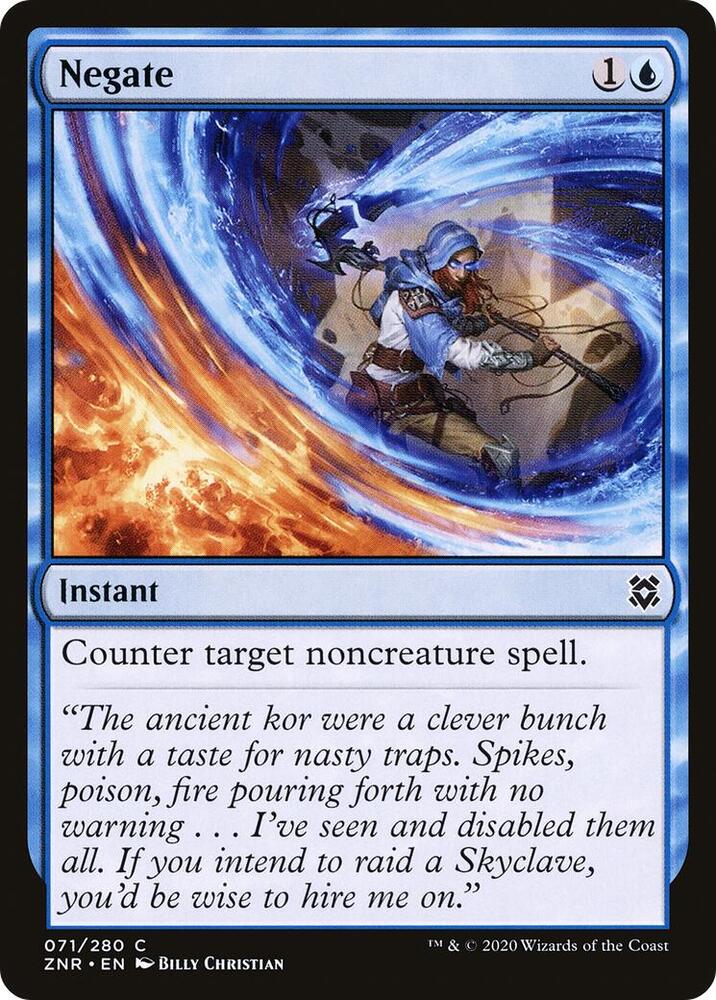 Negate 71 (Zendikar Rising)  - Foil | Good Games Adelaide SA