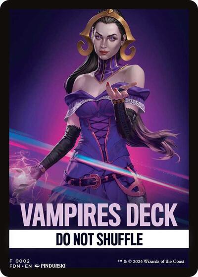 Vampires Deck Theme Card [Foundations] | Good Games Adelaide SA