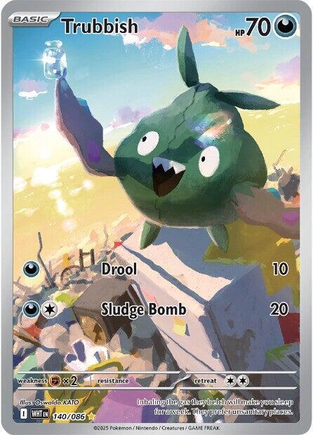 Trubbish 140/086 140/086 (SV: White Flare)  - Holofoil | Good Games Adelaide SA