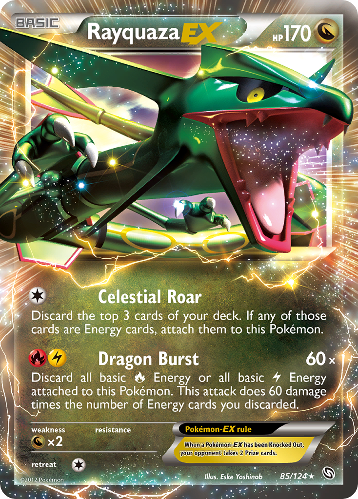 Rayquaza EX (85/124) [Black & White: Dragons Exalted] | Good Games Adelaide SA