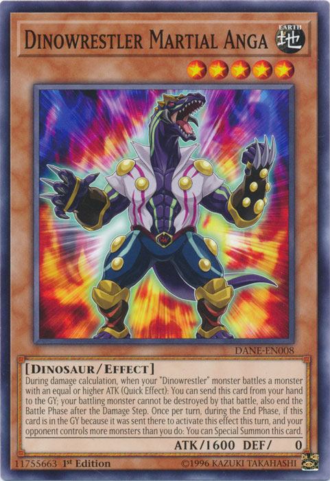 Dinowrestler Martial Anga [DANE-EN008] Common | Good Games Adelaide SA