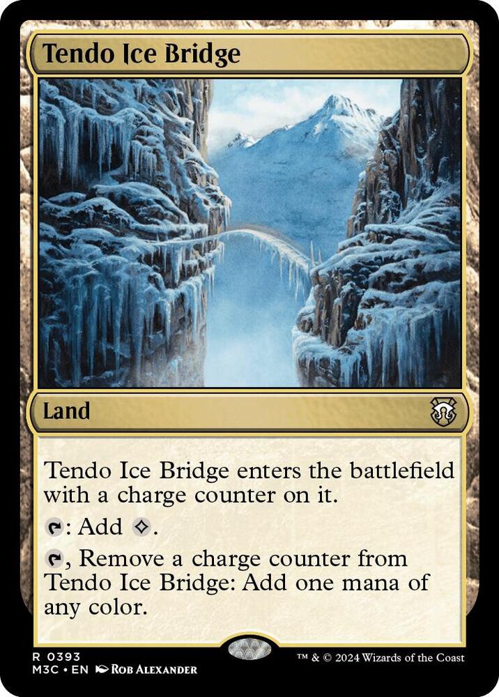 Tendo Ice Bridge 393/411 (Commander: Modern Horizons 3)  - Ripple Foil | Good Games Adelaide SA
