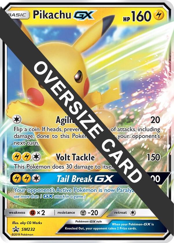Pikachu GX SM232 SM232 (Jumbo Cards)  - Holofoil | Good Games Adelaide SA