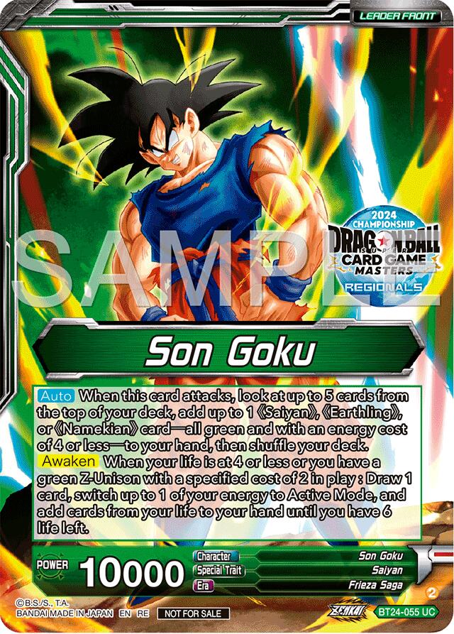 Son Goku // SS Son Goku, Beginning of a Legend (BT24-055) [Promotion Cards] | Good Games Adelaide SA