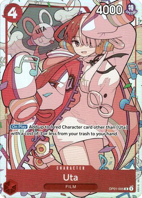 Uta (OP01-005) (Premium Card Collection -Uta-) [One Piece Promotion Cards] | Good Games Adelaide SA