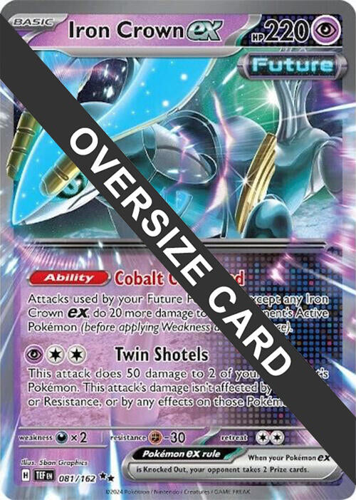 Iron Crown ex (081) (Jumbo Card) [Scarlet & Violet: Temporal Forces] | Good Games Adelaide SA