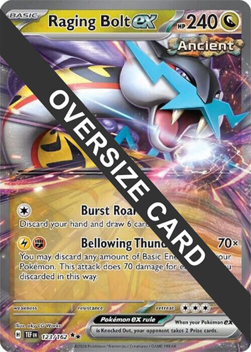 Raging Bolt ex (123) (Jumbo Card) [Scarlet & Violet: Temporal Forces] | Good Games Adelaide SA