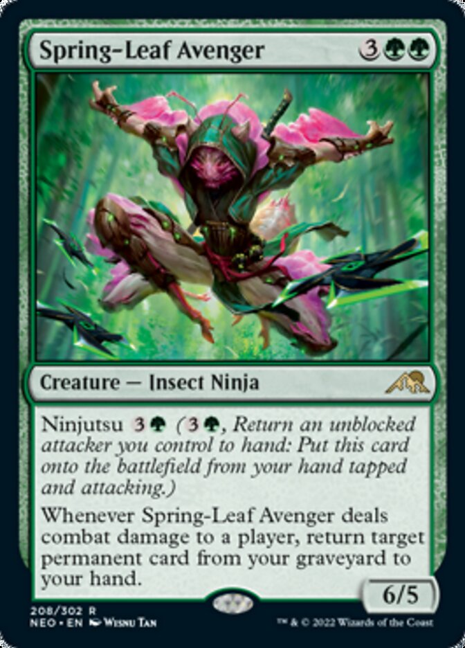 Spring-Leaf Avenger [Kamigawa: Neon Dynasty] | Good Games Adelaide SA