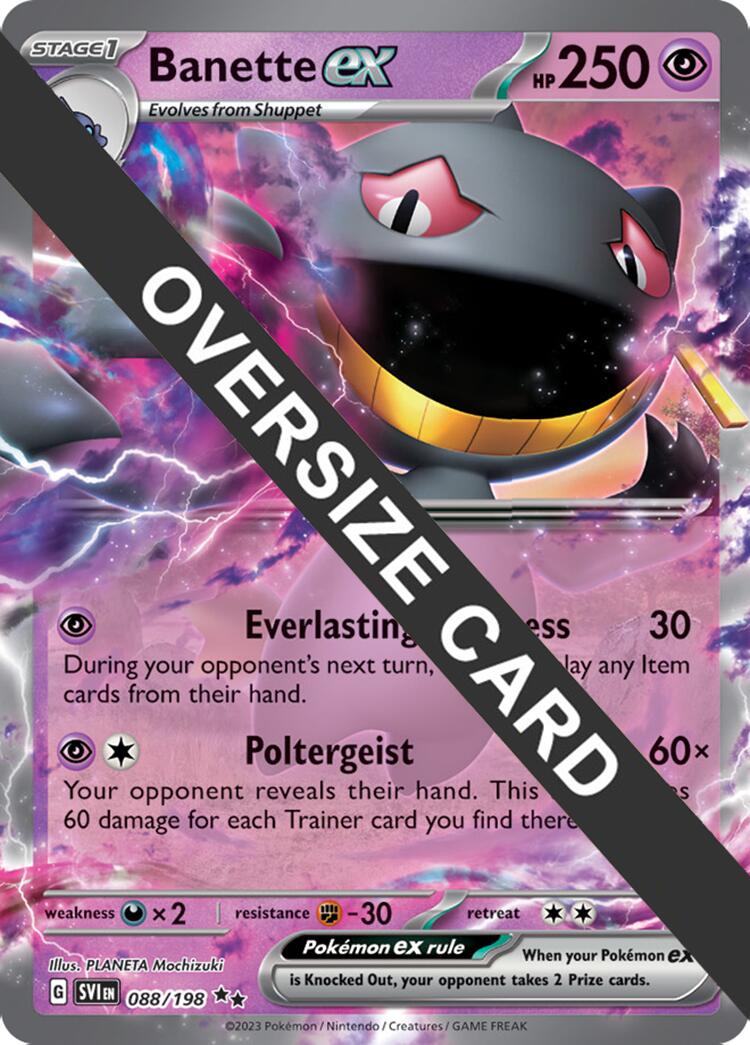 Banette ex (088) (Jumbo Card) [Scarlet & Violet: Base Set] | Good Games Adelaide SA