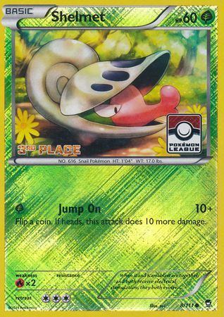 Shelmet (8/111) (League Promo 3rd Place) [XY: Furious Fists] | Good Games Adelaide SA