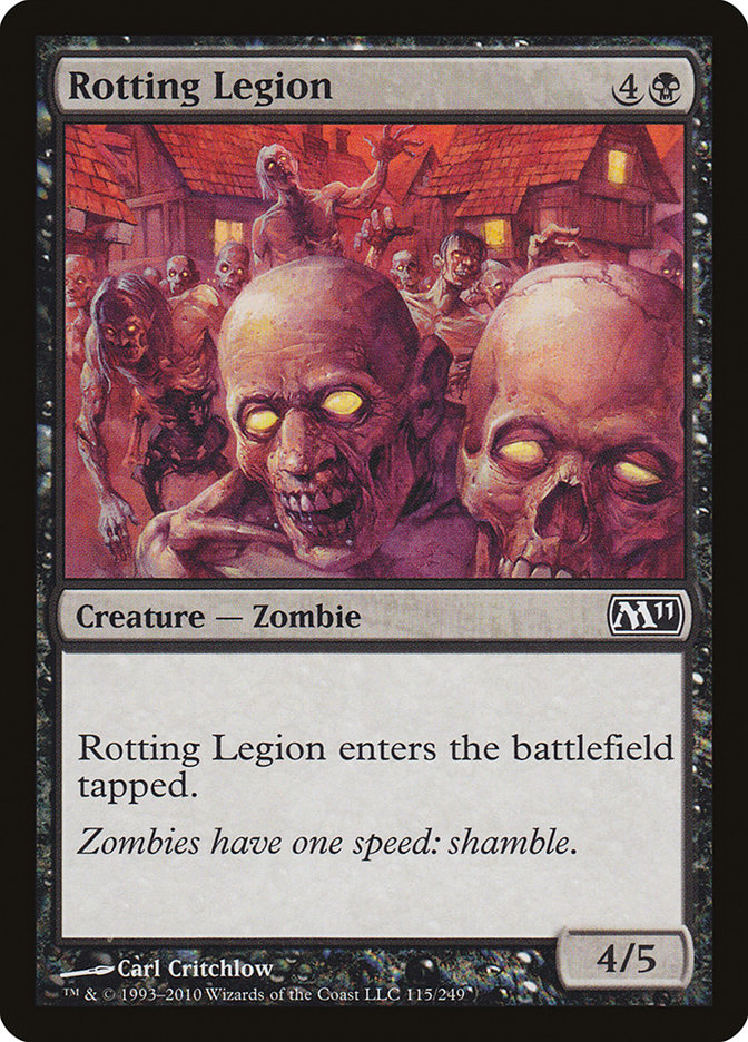 Rotting Legion 115 (Magic 2011 (M11))  - Foil | Good Games Adelaide SA