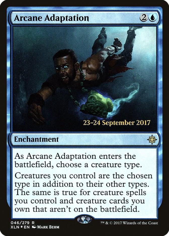 Arcane Adaptation 46s/120 (Prerelease Cards)  - PreRelease Foil | Good Games Adelaide SA