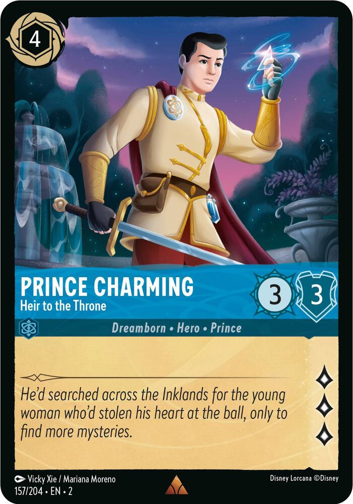 Prince Charming Heir to the Throne 157/204 (Rise of the Floodborn)  | Good Games Adelaide SA
