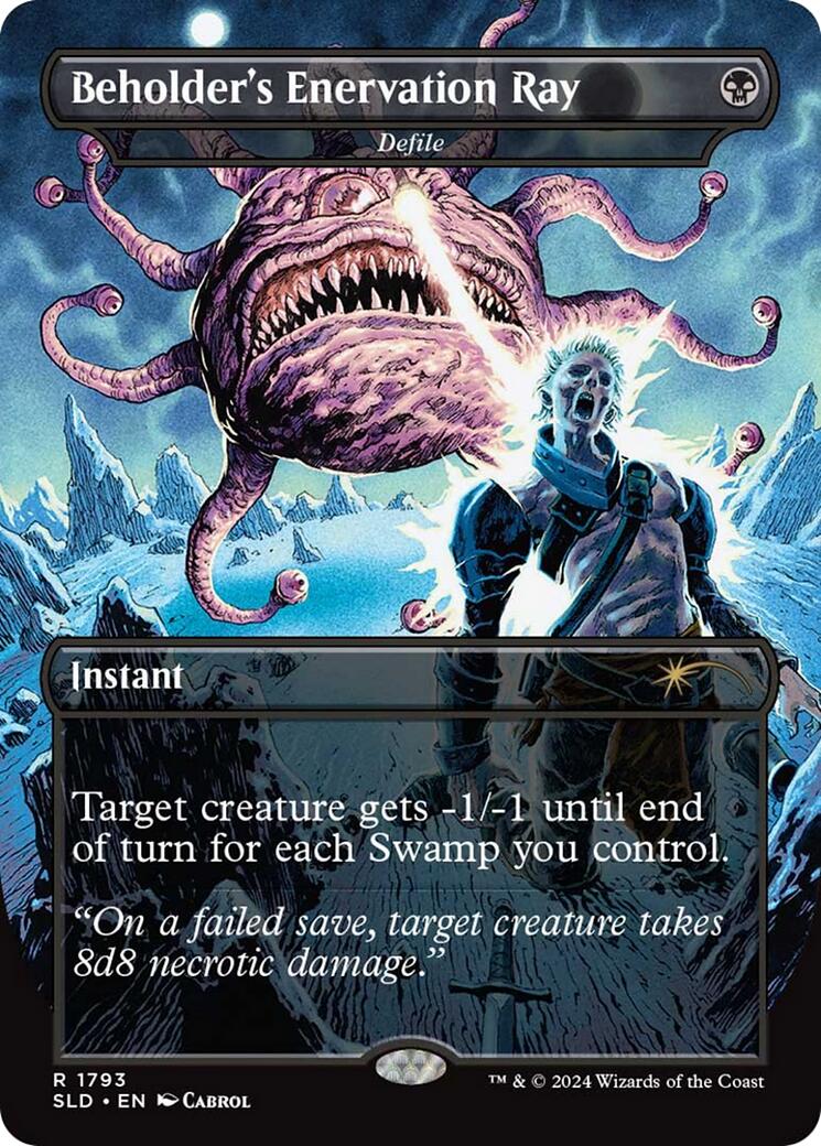Beholder's Enervation Ray - Defile [Secret Lair Drop Series] | Good Games Adelaide SA
