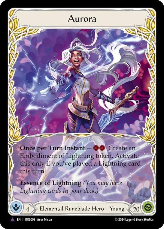 Aurora (Marvel) (Alternate Art) [ROS008] (Rosetta)  Cold Foil | Good Games Adelaide SA