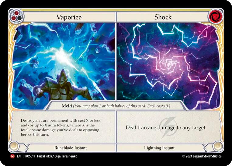 Vaporize // Shock [ROS011] (Rosetta)  Rainbow Foil | Good Games Adelaide SA