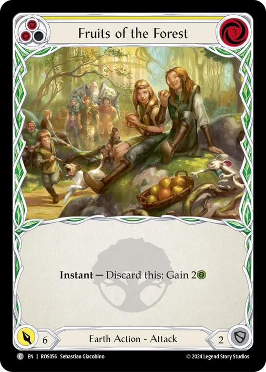 Fruits of the Forest (Yellow) [ROS056] (Rosetta)  Rainbow Foil | Good Games Adelaide SA