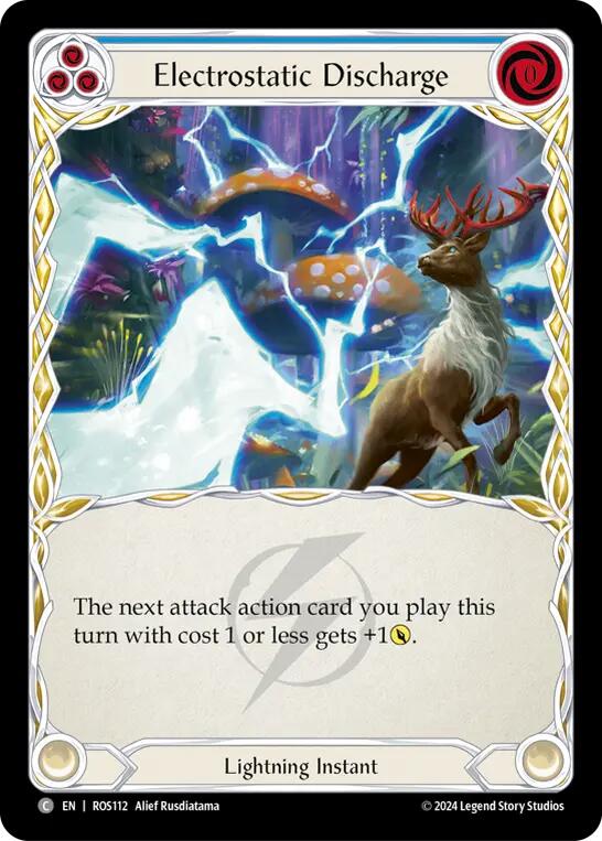 Electrostatic Discharge (Blue) [ROS112] (Rosetta)  Rainbow Foil | Good Games Adelaide SA