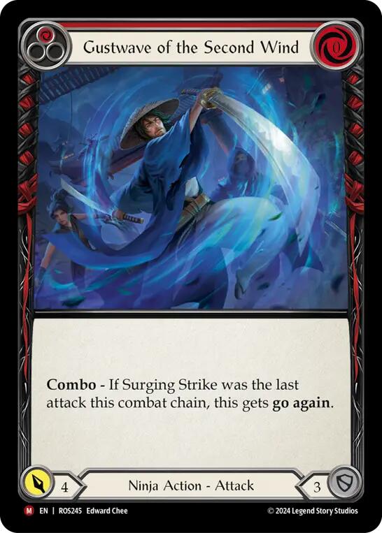 Gustwave of the Second Wind [ROS245] (Rosetta)  Rainbow Foil | Good Games Adelaide SA