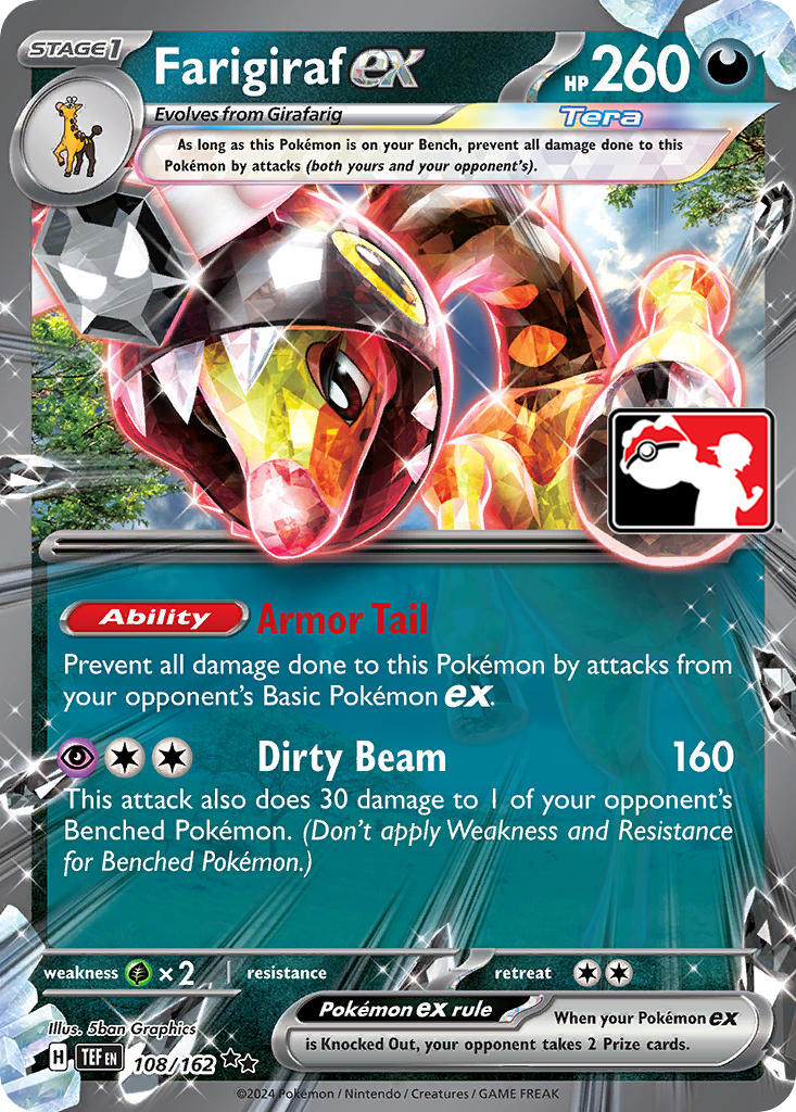 Farigiraf ex (108/162) [Prize Pack Series Five] | Good Games Adelaide SA