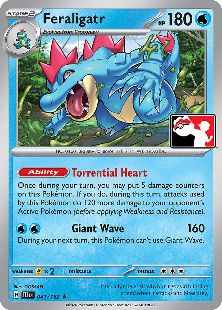 Feraligatr (041/162) [Prize Pack Series Five] | Good Games Adelaide SA