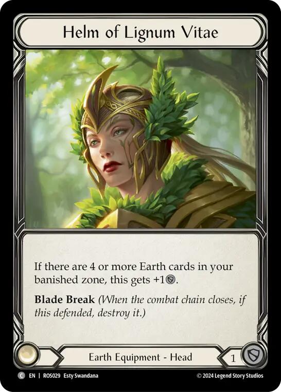 Helm of Lignum Vitae [ROS029] (Rosetta)  Cold Foil | Good Games Adelaide SA