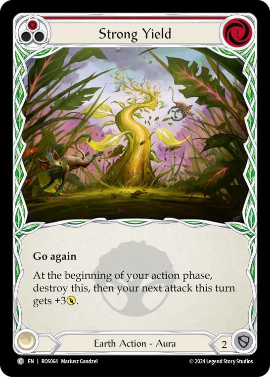Strong Yield (Red) [ROS064] (Rosetta)  Rainbow Foil | Good Games Adelaide SA