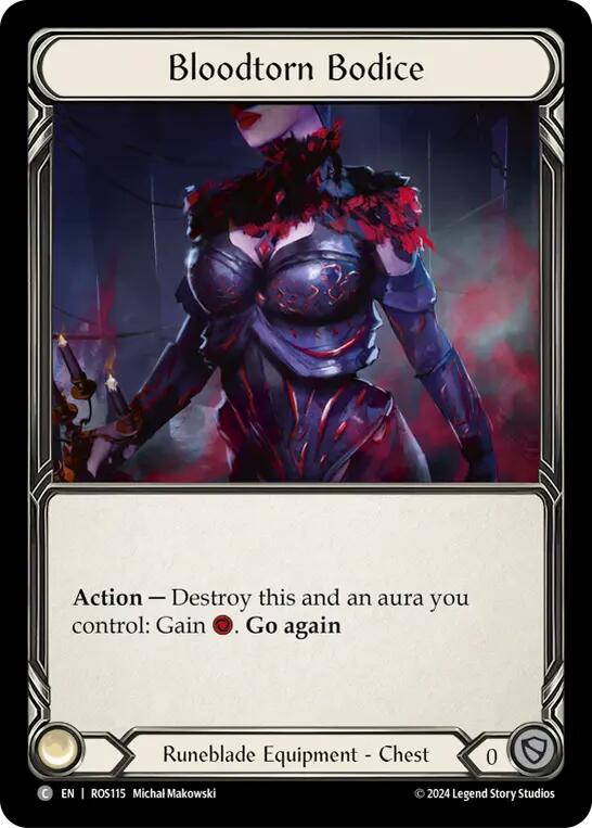 Bloodtorn Bodice [ROS115] (Rosetta)  Cold Foil | Good Games Adelaide SA