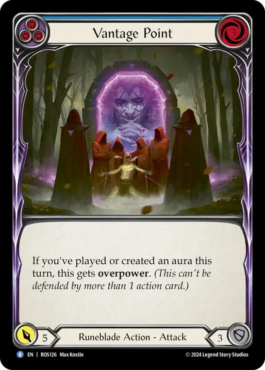 Vantage Point (Blue) [ROS126] (Rosetta)  Rainbow Foil | Good Games Adelaide SA