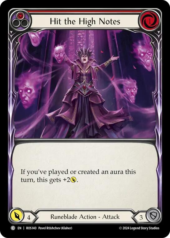 Hit the High Notes (Red) [ROS140] (Rosetta)  Rainbow Foil | Good Games Adelaide SA