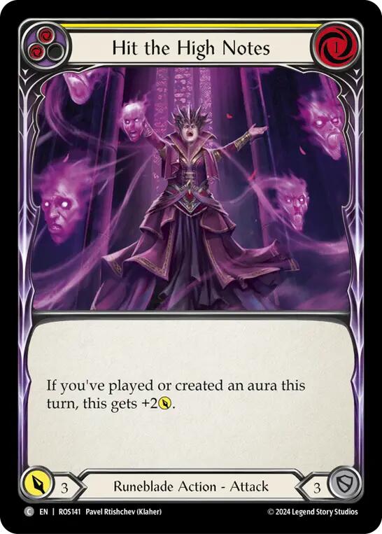 Hit the High Notes (Yellow) [ROS141] (Rosetta)  Rainbow Foil | Good Games Adelaide SA