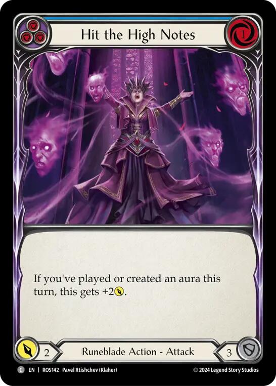 Hit the High Notes (Blue) [ROS142] (Rosetta)  Rainbow Foil | Good Games Adelaide SA