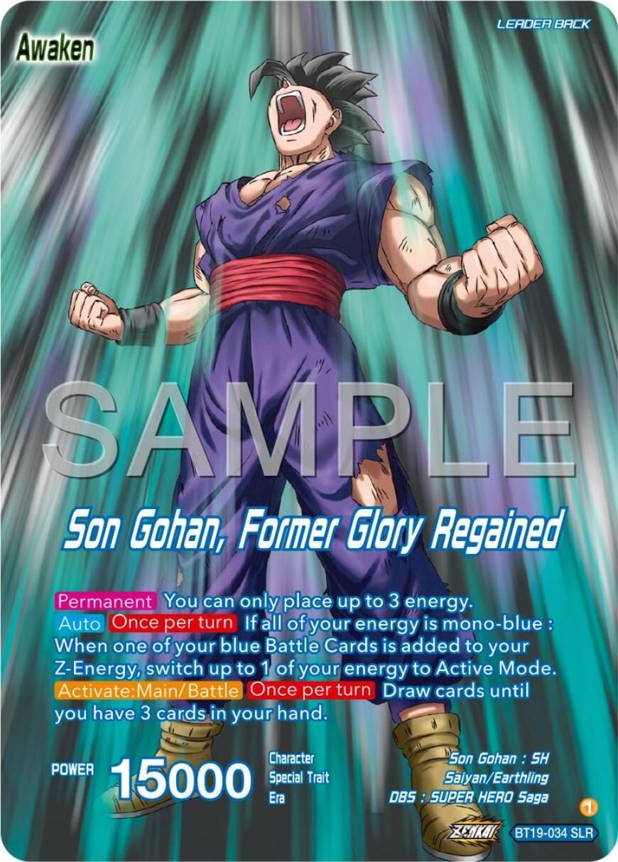 Son Gohan // Son Gohan, Former Glory Regained (BT19-034) [Premium 7th Anniversary Box 2024] | Good Games Adelaide SA