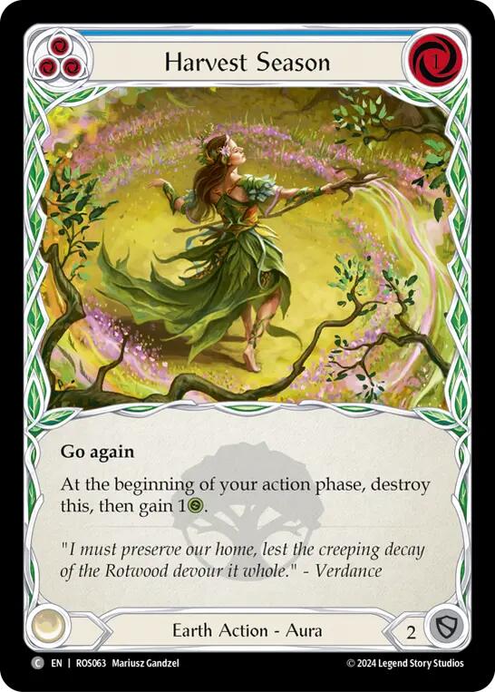 Harvest Season (Blue) [ROS063] (Rosetta)  Rainbow Foil | Good Games Adelaide SA