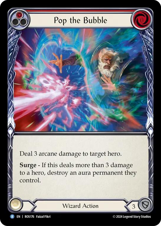 Pop the Bubble (Red) [ROS176] (Rosetta)  Rainbow Foil | Good Games Adelaide SA