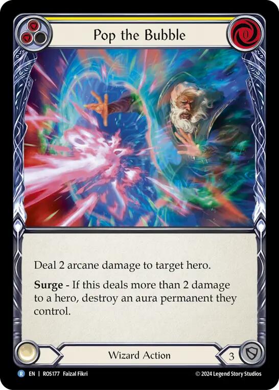 Pop the Bubble (Yellow) [ROS177] (Rosetta)  Rainbow Foil | Good Games Adelaide SA