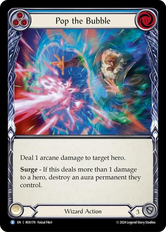 Pop the Bubble (Blue) [ROS178] (Rosetta)  Rainbow Foil | Good Games Adelaide SA