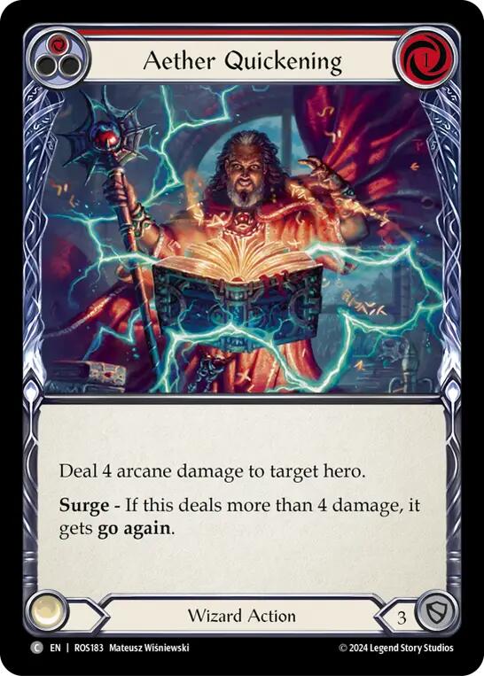 Aether Quickening (Red) [ROS183] (Rosetta) | Good Games Adelaide SA