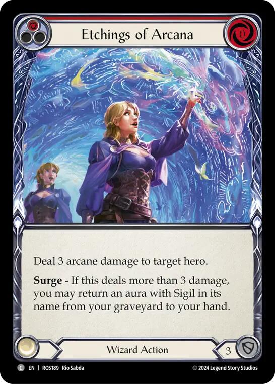 Etchings of Arcana (Red) [ROS189] (Rosetta) | Good Games Adelaide SA