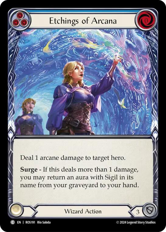 Etchings of Arcana (Blue) [ROS191] (Rosetta) | Good Games Adelaide SA