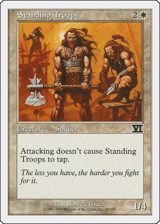 Standing Troops 44 (Classic Sixth Edition)  | Good Games Adelaide SA
