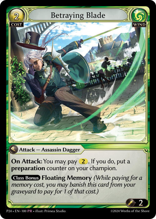 Betraying Blade (100) [Promotional Cards] | Good Games Adelaide SA