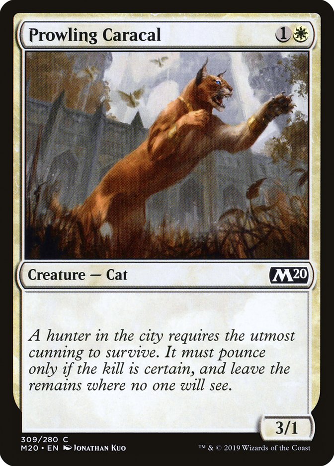 Prowling Caracal [Core Set 2020] | Good Games Adelaide SA